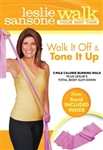 Leslie Sansone Walk it Off and Tone it Up DVD with Band