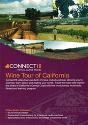 Virtual Active Connect 18 Learn and Burn Wine Tour of California DVD