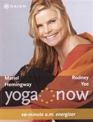 Yoga Now 10 Minute AM Energizer & 10 Minute PM De-Stressor Rodney Yee And Mariel Hemingway DVD