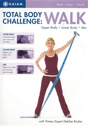 Debbie Rocker Total Body Challenge Walk DVD And CD