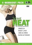 Street Heat 4 Workout Pack DVD - Buns & Thighs, Arms & Abs, Stretch, Body Jam