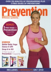 Prevention Fitness Systems 3 Workout Set - Dance It Off, Better Belly Yoga & Drop in it 30 Days