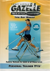 Tony Little's Gazelle Freestyle Crosstrainer Total Body Workout (low impact) Personal Trainer DVD