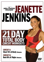 21 Day Total Body Circuit Workout The Hollywood Trainer DVD With Jeanette Jenkins