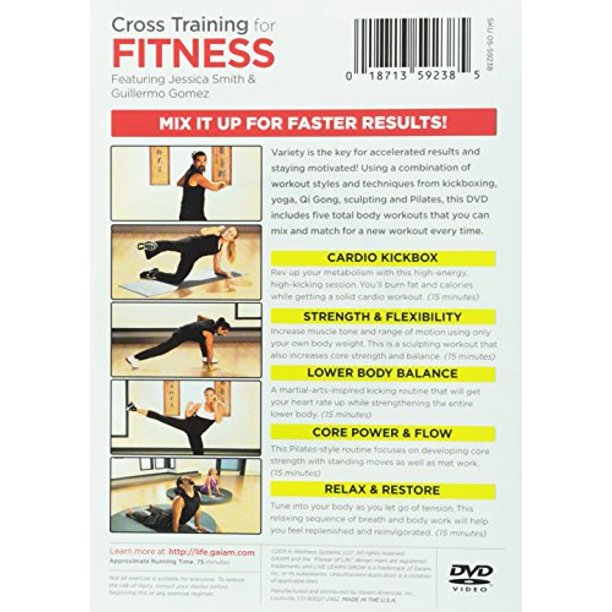 Cross Training for Fitness DVD Guillermo Gomez Jessica Smith