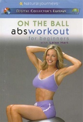 On The Ball Abs Workout For Beginners DVD with Leisa Hart