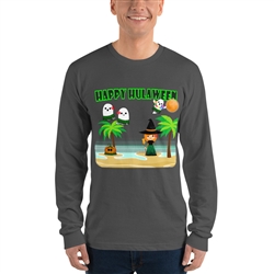 Halloween - Happy Hulaween Men's Long Sleeve T-Shirt