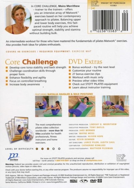 STOTT PILATES Intermediate Matwork DVD Video for Pilates | Merrithew®