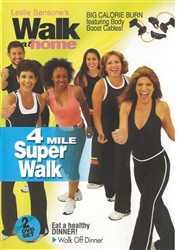 Leslie Sansone Walk At Home 4 Mile Super Walk  DVD Only