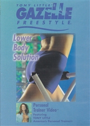 Tony Little's Gazelle Freestyle Crosstrainer Lower Body Workout (low impact) Personal Trainer DVD