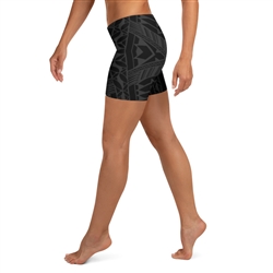 All Over Samoan Tattoo Pattern Women's Crossfit / Athletic Shorts