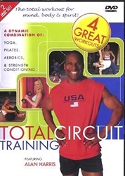 Total Circuit Training 4 Workouts on 2 DVDs - Alan Harris