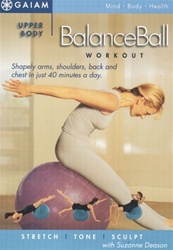 Gaiam Body Target Upper Body Balance Ball DVD
