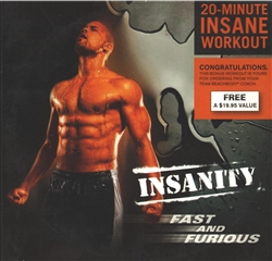Insanity Fast and Furious DVD - Shaun T