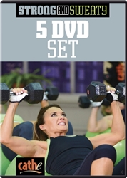 Strong and Sweaty 5 DVD Set - Cathe Friedrich