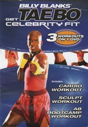 Tae Bo Billy Blanks Get Celebrity Fit Cardio, Sculpt, & Ab Bootcamp DVD