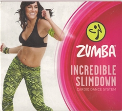 Zumba Incredible Slimdown Cardio Dance System 4  DVD Set