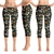 Halloween - Happy Hulaween Capri Leggings - 6 Color Choices & Regular or Wide Waistband