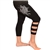 Ikaika Crop Yoga Pants with Cut Outs