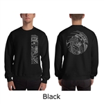 Heavy Blend Crewneck Sweatshirt - Mahina Tattoo Collection - sizes up to 5XL