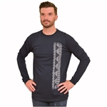 Men's Long Sleeve Cotton Shirt with Samoan Print