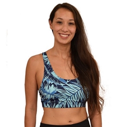 Tropical Fern Bra with Removable Cups