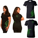 Women's Short Sleeve T-Shirt - Triple Plumeria Design