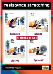 Resistance Stretching 4 Workouts - Barlates Body Blitz - DVD-R