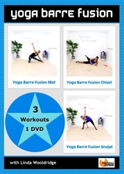 Yoga Barre Fusion 3 Workouts - Barlates Body Blitz - DVD-R