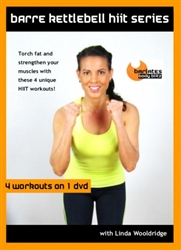 Barre Kettlebell Hiit 4 Workouts - Barlates Body Blitz - DVD-R