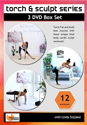 Torch and Sculpt Series12 Workouts 3 DVD Set - Barlates Body Blitz - DVD-R