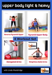 Upper Body Light and Heavy 4 Workouts - Barlates Body Blitz - DVD-R