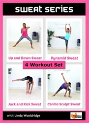 Sweat Series - 4 Workouts - Barlates Body Blitz - DVD-R