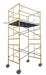12 foot Rolling Scaffold Drywall Tower