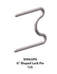 6" Shaped Lock Aluminum Shoring Pin Set of 12