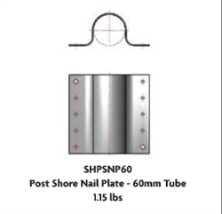 Post Shore Nail Plate 60mm Set of 12