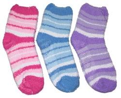 Sunfort - Striped feather touch bed socks