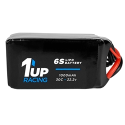 1Up Racing 6S 22.2V 1000mAh 30C LiPo Batttery for Pro Pit Iron