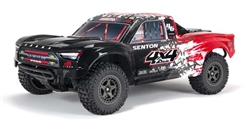 ARRMA 1/10 SENTON 4X4 3S BLX Firma SLT3 Brushless 4WD Short Course RTR  -  Black/Red