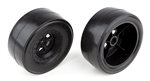 Associated DR10 Rear Wheels and Drag Slick Tires, Mounted (2)