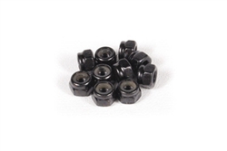 Axial M4 Nylon Locking Hex Nut Black (10)