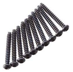 Axial M2.6x18mm Hex Socket Tapping Button Head (Black) (10pcs)