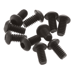 Axial Hex Socket Button Head Screw M2x4mm Black (10)