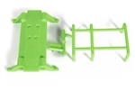Axial Monster Truck Skid Plate and Battery Capture (Green)