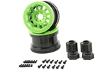 Axial 2.2" Method Beadlock Wheels IFD Green (2pcs)