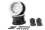 Axial 2.2" Method Beadlock Wheels IFD White (2pcs)