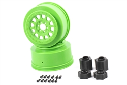 Axial 2.2" / 3.0" Method 105 Wheels 41mm Green (2pcs)