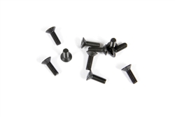 Axial M2.6x8mm Hex Socket Flat Head Black (10)