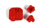 Axial AR44 Differential Cover and Link Mounts (Red)