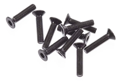 Axial Flat Head Screw M2.6x12mm Black (10)